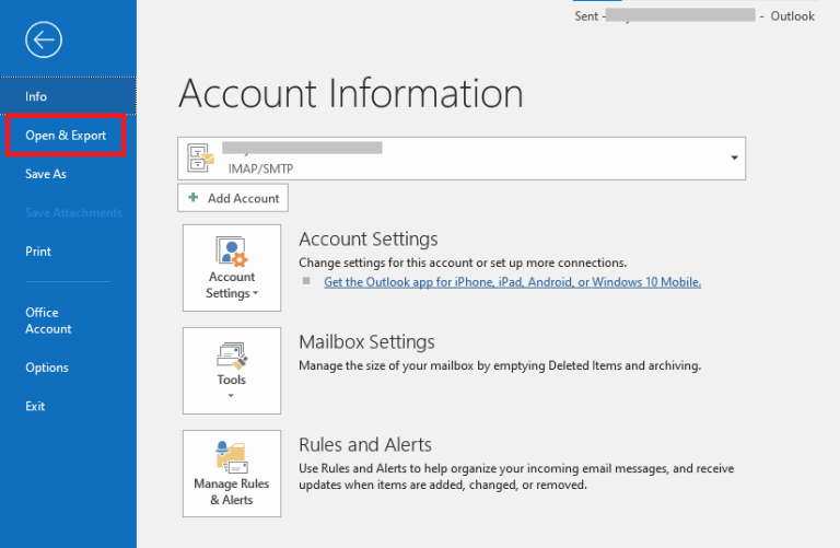 export email addresses from outlook 365