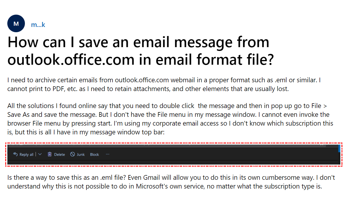 Export Emails From Office 365 To Eml With Attachments 0577