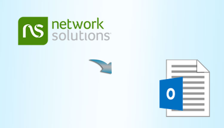 set up network solutions to outlook